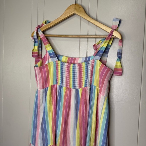 Draper James Multicolor Striped Maxi Dress - Picture 9 of 12